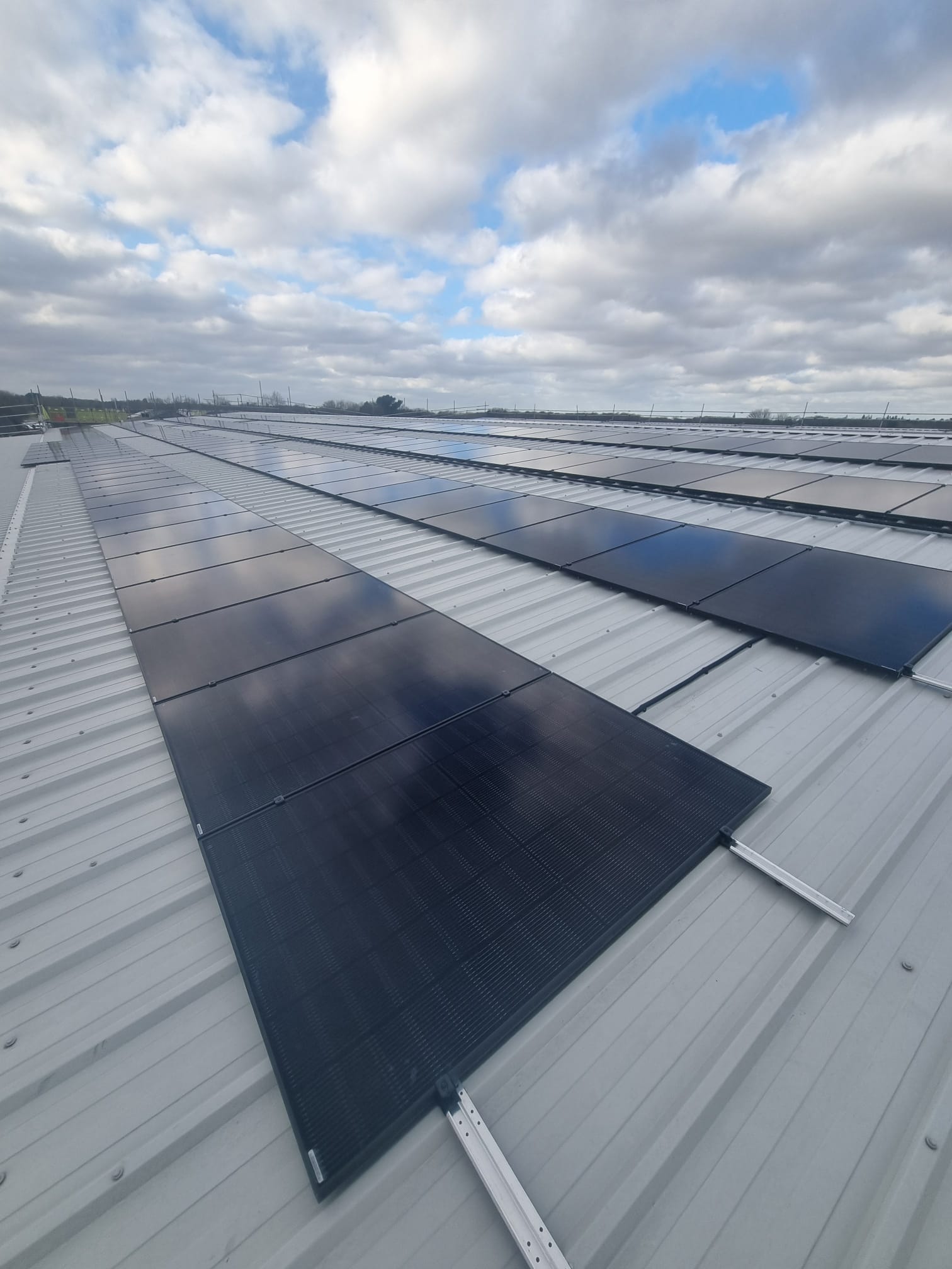 Solar panels on Smithy Mushrooms HQ